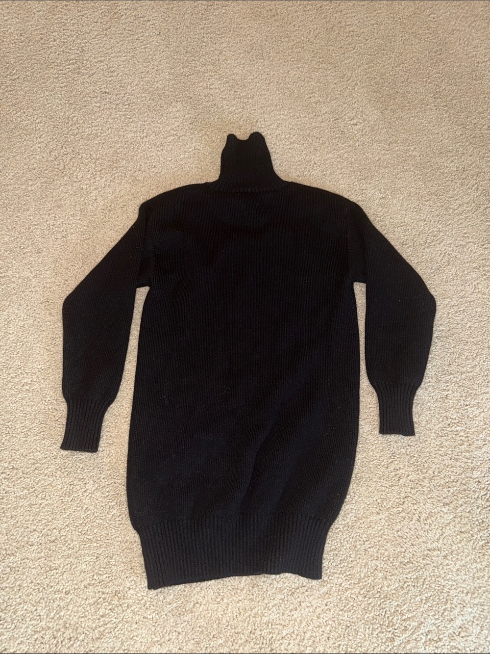 Girls Black Sweater dress